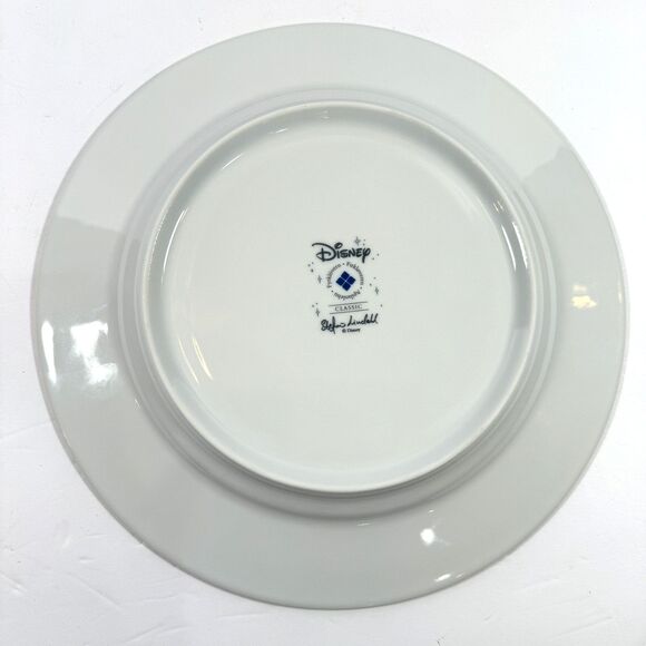 Disney Christmas Stefan Lindahl Fryklovern Mickey Pluto Plates  10 3/4" SIgned - Picture 4 of 6